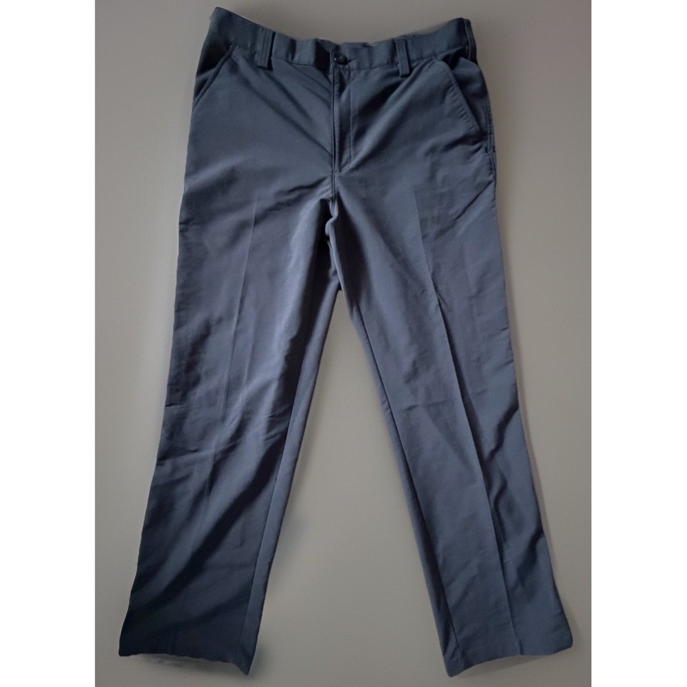 Under Armour Golf Pants Trousers Stretch Embroidered Logo Black Men's 36x32 JBHS